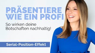 Vortrag halten Präsentiere wie ein Profi mit dem SerialPositionEffekt [upl. by Lennahc971]