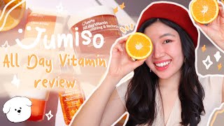 BRIGHTER SKIN IN 2 WEEKS JUMISO ALL DAY VITAMIN review  2 week progress Facial wash serum mask [upl. by Charla]