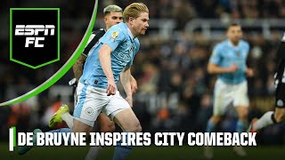 DE BRUYNE is SO GOOD to watch Newcastle 23 Man City REACTION  ESPN FC [upl. by Aneeuqahs826]