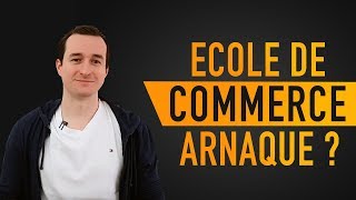 Les Écoles De Commerce Une Arnaque  🤔 [upl. by Latin734]