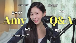 ❤️‍🔥본인등판❤️‍🔥 에이미 첫 유툽 QampA 스피드 성형 금수저 멘탈관리 [upl. by Lah]