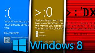 Windows 8 New Kill Screen My OS forced me to update [upl. by Thirzia]