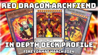 Resonator Red Dragon Archfiend Deck Profile  Built For Fire Format [upl. by Zurciram]