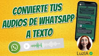 Convierte tus mensajes de voz de WhatsApp en texto de manera sencilla con IA [upl. by Nyleimaj]