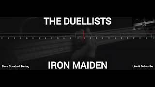 IRON MAIDEN  THE DUELLISTS  BASS TAB [upl. by Ezalb]