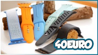 Un INTERO SET di CINTURINI per Apple Watch a 40€ [upl. by Atival]