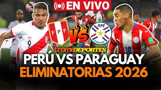 PERÚ VS PARAGUAY EN VIVO  Transmisión de la fecha 1 de Eliminatorias  TROME [upl. by Nowed385]