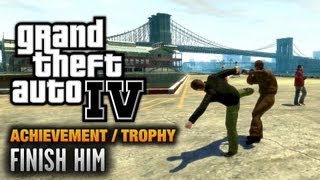 GTA 4  Finish Him Achievement  Trophy 1080p [upl. by Assiren]