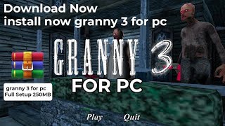 How to download granny in low end pc  granny 3 32 bit download  gameplay granny  Crazy Prageet [upl. by Concepcion203]