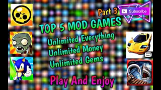 MOD GAME Best 5 Mod Apk Games For Android 2021  Super Mod Games  Part 3 Install And Enjoy [upl. by Terese]