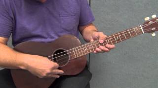 How to Tune a Baritone Ukulele in Standard Tuning [upl. by Ahsyt]