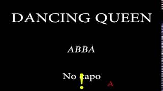 DANCING QUEEN  ABBA  easy chords and lyrics [upl. by Pals114]