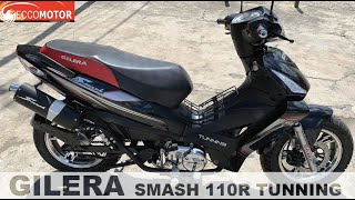 Moto Gilera Smash 110R Tunning ficha tecnica y sonido del motor ECCOMOTOR [upl. by Apthorp]