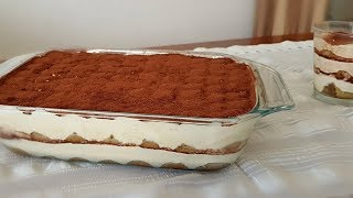 Easy and Delicious Tiramisu Recipe without Raw Eggs  Italian Tiramisu Dessert [upl. by Aynotel]