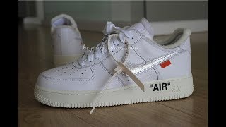 OffWhite x Nike Air Force 1 Low quotComplexConquot Unboxing Review [upl. by Cyna3]