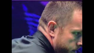 Mark Allen finishes a 147 maximum break at the Ally Pally Masters Snooker 2024 poor quality [upl. by Zebapda]