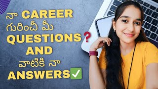 నా career గురించీ మీ questions❓and వాటికి నా answers ✅🗞️🧑🏻‍🎓 swethajadhav03 watch till the end [upl. by Nelak]