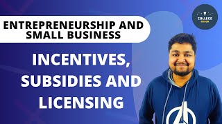 Licensing Meaning  Types  Incentives and Subsidies  Entrepreneurship  Study at Home with me [upl. by Matlick]