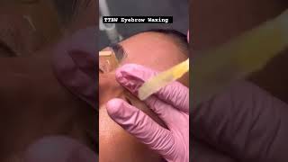 Eyebrow Waxing eyebrows wax eyebrowtutorial viralvideo shorts short reels new youtube [upl. by Doretta]