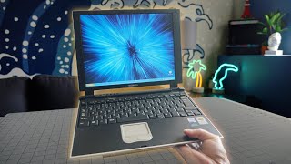 The worlds THINNEST laptop in 2001 [upl. by Tamqrah]