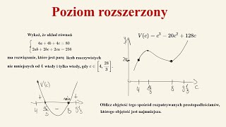 Zadanie optymalizacyjne 8 pkt  poziom rozszerzony  CKE 2025 [upl. by Julius]