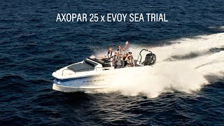 Electric Axopar 25 x Evoy Performance Review [upl. by Seth]