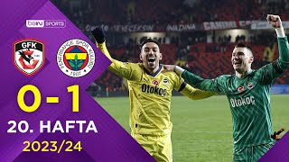 Gaziantep FK 01 Fenerbahçe  20 Hafta  Trendyol Süper Lig 20232024 [upl. by Nnyletak424]