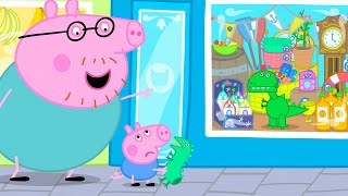 O novo dinossauro de brinquedo do George  Peppa Pig Português Brasil Episódios Completos [upl. by Eyar536]