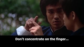 Bruce Lee  finger pointing at the moon commentary in description [upl. by Eisac]