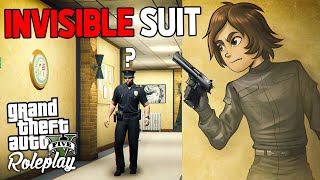 INVISIBLE SUIT VS COPS  GTA RP [upl. by Ydnagrub183]