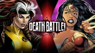 Rogue VS Wonder Woman Marvel VS DC  DEATH BATTLE [upl. by Anih]