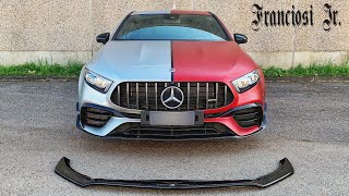 HOW TO INSTALL THE MAXTON DESIGN FRONT SPLITTER V1 ON A MERCEDESBENZ AMG A45 S 4MATIC 2020 [upl. by Ahrendt504]