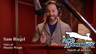 The Voices of Ace Attorney Sam Riegel as Phoenix Wright [upl. by Allisan778]