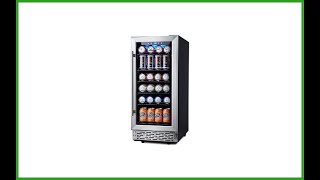 Phiestina 15 Inch Beverage Cooler Refrigerator Review [upl. by Kellie]