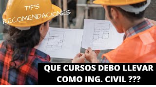 Cursos para el ingeniero civil  Consejos  Cursos básicos y por área [upl. by Adnim]