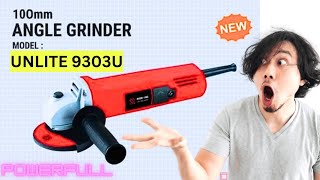 100mm powerfull angle grinder unboxingreview  unlite  CJ100 Mod9303U  10000RPM  1020W  china [upl. by Alletneuq]