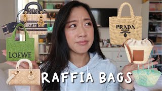 RAFFIA BAGS IM HIGHLY CONSIDERING ðŸ’›ðŸ§¡ [upl. by Kerat]