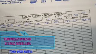 TEKNİK  ELEKTRİK SAYAÇ DEĞERİ NASIL HESAPLANIR  Kompanzasyon aktif reaktif kapasitif hesaplanır [upl. by Enirrok]