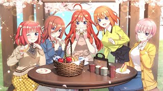 The Quintessential Quintuplets Opening  Quintuplets Smiles with lyricsenglish [upl. by Sorcha]