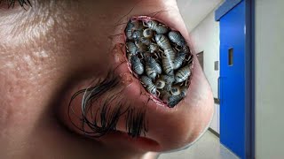 ASMR Animation Dont Lose Hopes  ASMR Deep Cleaning Naak Treatment  ASMR Bulk Larva [upl. by Remy]