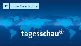 Geschichte der ARD TagesschauIntros 1952  heute 2021 [upl. by Baoj263]