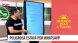 Conozca el quotWhatsappingquot la nueva estafa telefónica que llegó a Chile  Buenos días a todos [upl. by Freytag]