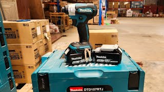 Unboxing New Makita DTD157RTJ 18V Liion LXT Brushless Impact Driver [upl. by Claudie]