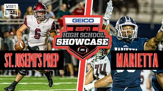 St Josephs Prep PA vs Marietta GA Football  ESPN Broadcast Highlights [upl. by Alyek748]