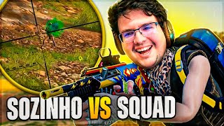 SOBREI SOZINHO CONTRA OS SQUADS NO FINAL DA PARTIDA [upl. by Einamrej]