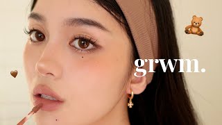 Cozy Fall Makeup 🧸 grwm [upl. by Sachiko247]