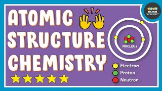 Atomic Structure Protons Electrons amp Neutrons  Chemistry [upl. by Notsrik]