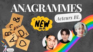 NEW Jeu BL 🌈  Anagrammes Acteurs BL  Zykate [upl. by Marline]