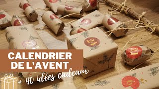 Tuto  Calendrier de lavant personnalisé  40 IDÉES DE CADEAUX [upl. by Mischa613]