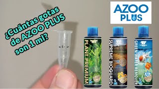 DOSIFICADOR AZOO PLUS  ¿Cuántas gotas son 1 ml [upl. by Nelli802]